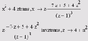 
5.4.3. Z-преобразование (Z)
